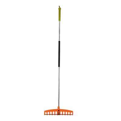 China Garden Rake Leaf Rake Lawn Rake Garden Rake with 157mm Long Lightweight Aluminum Handle, Durable Plastic Head 12 Teeth for sale