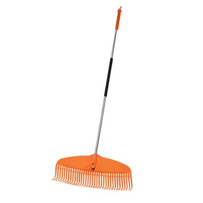 China Garden Rake Leaf Rake Lawn Rake Garden Rake with 157mm Lightweight Steel Handle, Durable Plastic Head 35 Teeth for sale