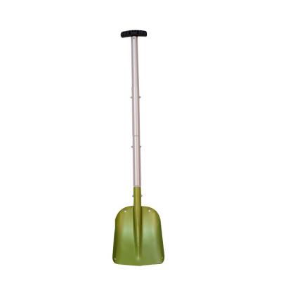 China Telescopic snow shovel car/truck snow shovel with aluminum blade 8.5 PO garden shovel camping shovel for sale