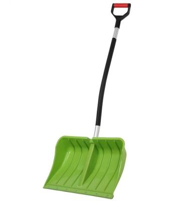 China With heavy duty plastic metal edge snow shovel snow plowing with aluminum handle and D handle suitable for driveway or sidewalk clearing 21