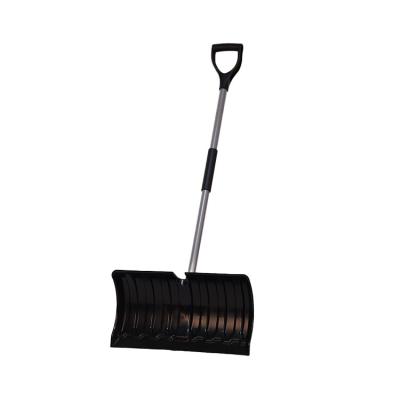 China Plastic Snow Shovel Snow Pusher With Steel Handle Heavy Duty Snow Shovel Suitable For Driveway Or Sidewalk Clearing 26.7N for sale