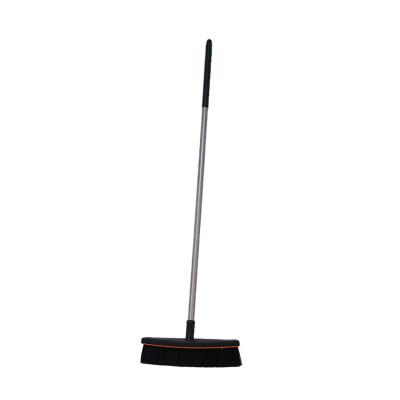 China Flooring Brush Home Floor Broom With Steel Handle for sale