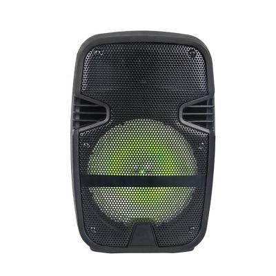 China No 8 Inch Mini Trolley Plastic Active Mini Loudspeaker Outdoor Colorful Lightweight Loudspeaker for sale