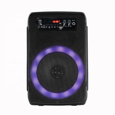 China PORTABLE Hot Selling Karaoke Home Party Music System Portable BT Cart Powered Speakers for sale