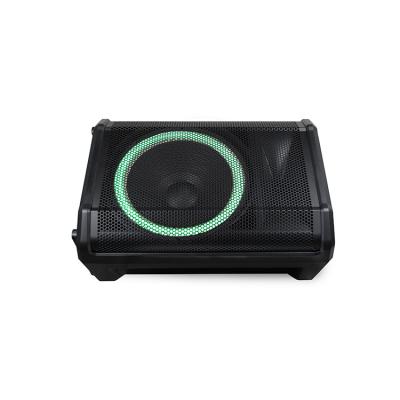 China None hot sale 8 inch mini karaoke wireless portable BT DJ cart speaker with party light for sale