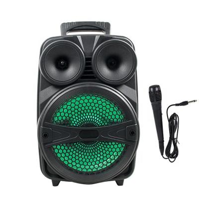 China EZCast 8 Inch Speaker For Kid Toy Cute And Cool Outdoor Karaoke Party Light LED Portable Speaker With BT for sale