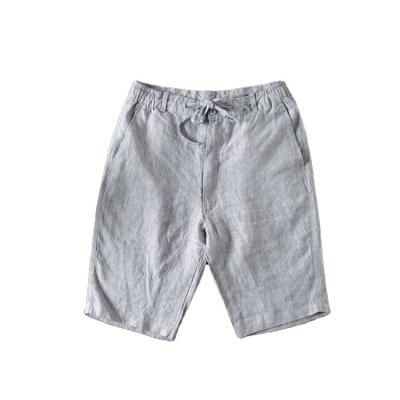 China QUICK DRY Mens Summer Five Point Pants Fashion All-match Casual Solid Color Canvas Shorts for sale