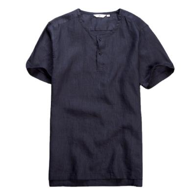 China China Factory Breathable Men's Shirt Free Samples Casual Canvas T-Shirt for sale