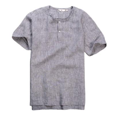 China Factory Breathable Men's 100% Breathable and Comfortable Chinese Canvas Shirts for sale