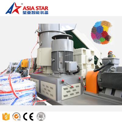 China Building Material Stores Good Selling HDPE LDPE PE PP Film Waste Plastic Bag Pelletizing Line PP PE Film Granul Pelleting Line for sale