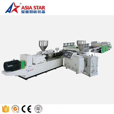 China ASIA STAR /Door panel profile extruder plastic sheet panel production line/exterior decking wall panel production for sale