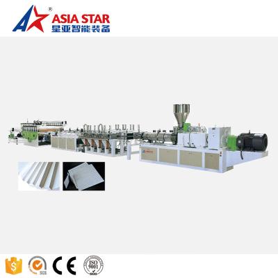 China PVC Upvc Plastic Profile Extrusion Sheet Production Line Automotive Cable Trunking Retainers Machine for sale