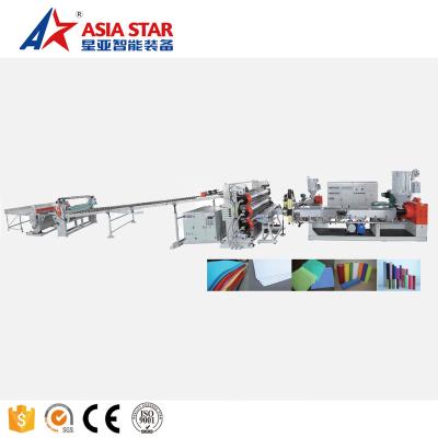 China PIPE SPC Floor Production Line High Speed ​​ABA Three Layer PP PS Roll Sheet Extrusion Production Line for sale