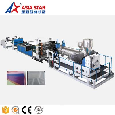 China Stationery Sheet Extrusion Line / Pp Sheet Thermoforming / Printing Line / Sheet Production Line for sale