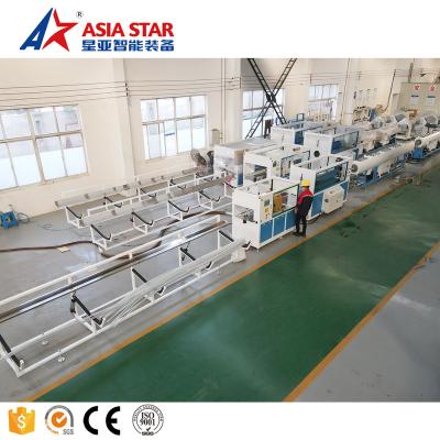 China 20-110mm PE HDPE PPR PIPE PE pipe extrusion line plastic pipe making machinery/HDPE production line ASIA STAR for sale