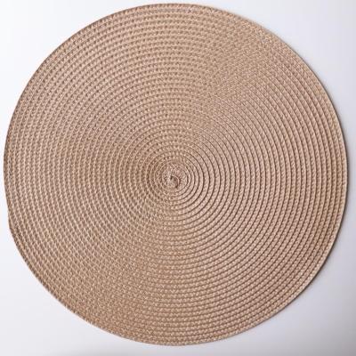 China 2022 New Design 38cm Sustainable Simple Place Mat Around Hotel Christmas Cutout Design Table Mat for sale