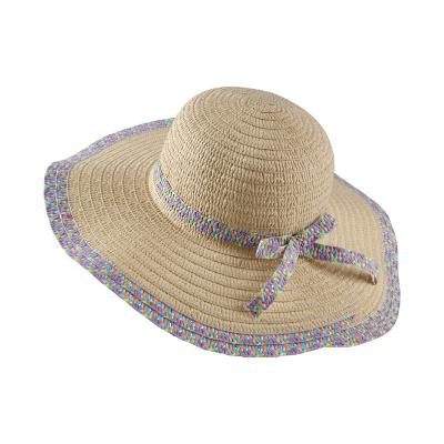 China Fashion\Comfortable\Low Price Durable Professional Made High Quality Summer With Big Brim Sun Hat Kids Straw Hat for sale