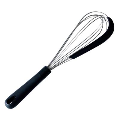 China Sustainable ready to ship kitchen utensil chinese knot shaped heat resistant egg whish with pp handles manual egg beater for sale