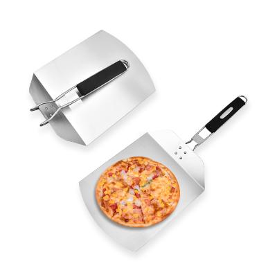 China Amazon Sustainable Kitchen Best Selling High Quality Stainless Steel Foldable Bake Pizza Peel Shovel Tools for sale