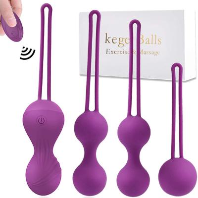 China Soft pelvic kegel balls soft pelvic kegel balls test program floor kegel exercise silicone silicone kegel vaginal tightening balls for sale