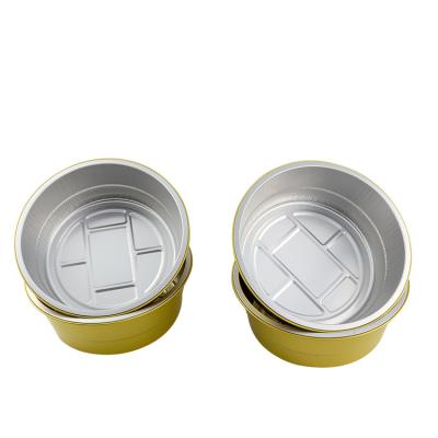 China Kitchen Use Smooth Wall Aluminum Foil Container For Food Packaging Foil Baking Tray for sale