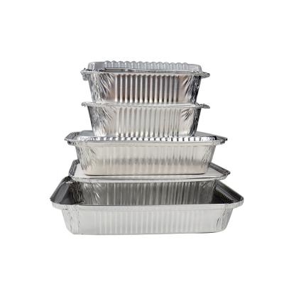 China Eco-friendly Disposable Disposable Combination Outdoor Barbecue Aluminum Foil Bowl for sale