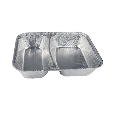 China Single Diner High Quality Thickened Disposable Aluminum Foil Lunch Box for sale