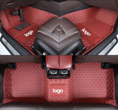 China Easy Cleaned Factory  Car Mats Black Full Surround 5d Right-hand Drive Wholesale Price Custom car foot mats material for sale