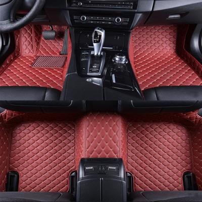 China Easy Cleaned Factory Customization Automotive Interior All Models Brown Business Right Hand Driver Luxury car mats all cars for sale