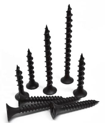 China Retail Industry Black Phosphated Gypsum Galvanized Drywall Assembled Screw for sale