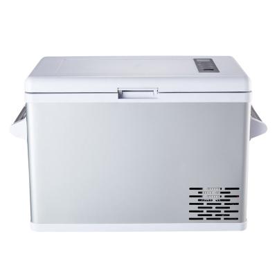 China Popular White Portable COMPRESSOR Compressor 42L Car Fridge Freezer Fridge for Outdoor and Home Dual Use for sale