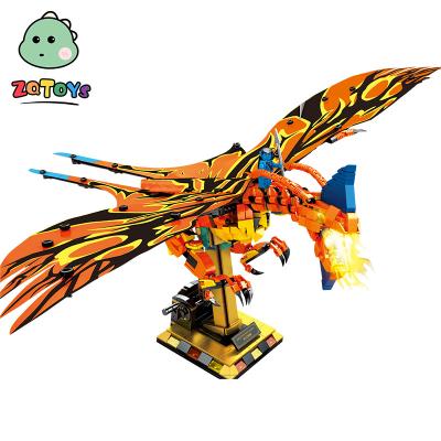 China Toy Zhiqu Toys Phantom Flying Dragon Puzzle Small Particle Assembled Block Model Educational Building Block Sets Toys for sale