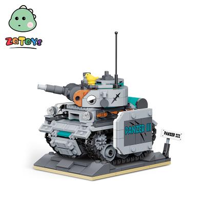 China Construction Toy Zhiqu Toys 3.6 Tank Series 2063.2064.2065.2066 Assembled Building Blocks Children's Holiday Toy Gifts for sale