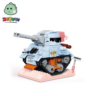 China The creation of Toy Zhiqu Toys Tank armor models building block puzzle decompression toys toddler series toy gifts for sale