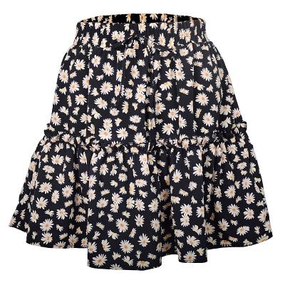 China Summer Plus Size New Arrivals Spring Loose Skirts High Waist Chiffon Short Skirts Women for sale