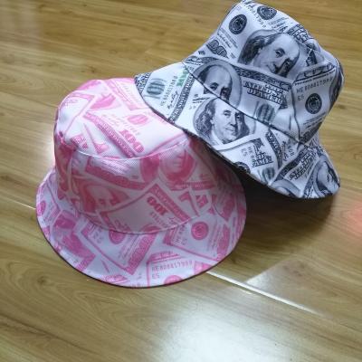 China Custom Character Printing Fashion Embroidered Bucket Hat Summer Fisherman Cap For Women Teens for sale