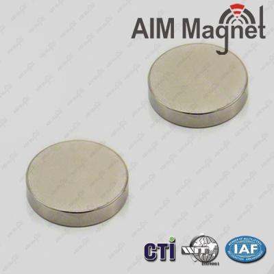 China Strong Neodymium Disc Magnets N35 Grade 9mm x 3mm for sale