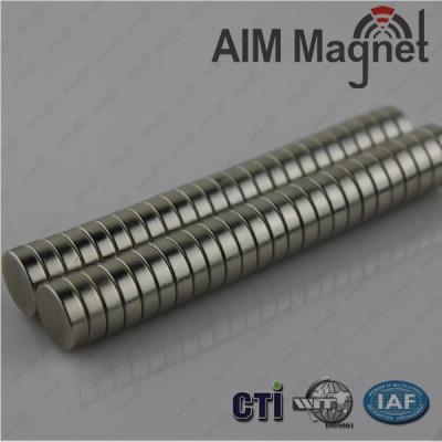 China Disc D12x3mm magnetic small magnets for sale