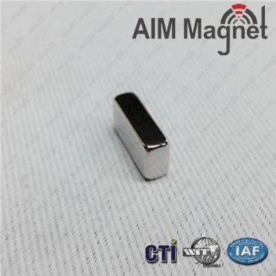 China Strong Neodymium Block Magnets N35 Grade 20mm x 6mm x 1.5mm for sale