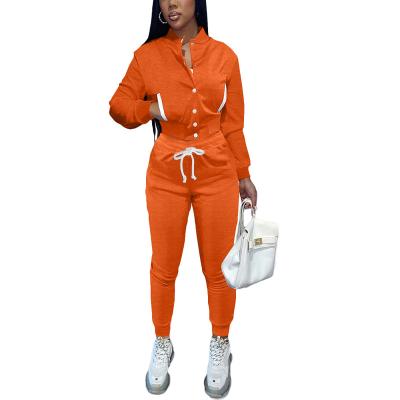 China Anti-Static Hot Selling Long Sleeve Patchwork Baseball Tracksuit Uniform Ladies Suits Women Sets Pants Two Piece Set for sale