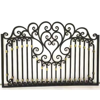 China JURUI factory direct sale villa garden park modern wrought iron fence for sale