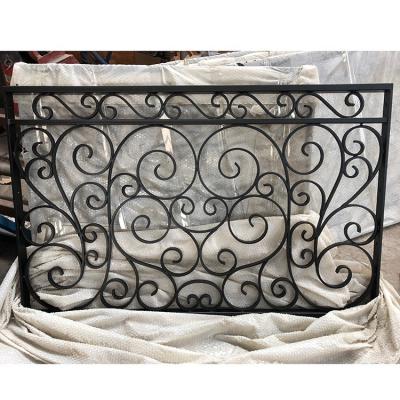 China JURUI factory sale modern direct elegant wrought iron/aluminum decoration garden villa home iron fence for sale