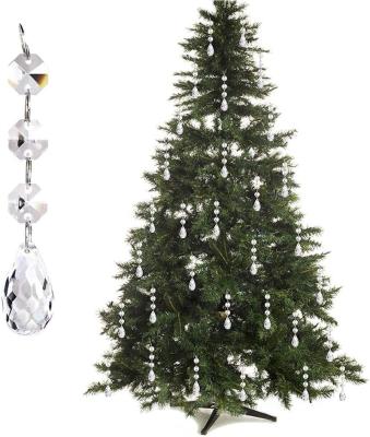 China Modern Simplicity 2021 New Style White Transparent Crystal Christmas Tree Ornaments for sale