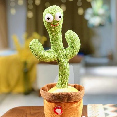 China High quality plush toy dancing cactus that can sing and dance Toy Dancing cactus for sale