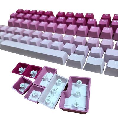 China Keycaps for keyborad computer keyboard keycaps layout 100% Pbt keys layout compact custom plastic injection part mechanical keycaps for sale