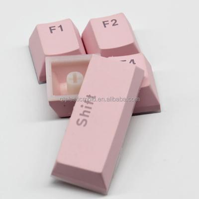 China Crystal Sublimation Electroplating Key Cap price of 2 color PBT 2 colors quality keyboard cap 87/104/125/135/173 key cap for sale