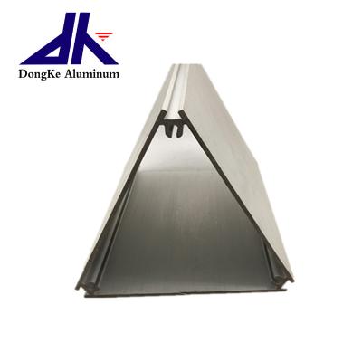 China Industiral 6063 puncher t5 aluminum alloy round factory/anodized aluminum tube triangle pipe/rectangular wood color aluminum pipe for sale