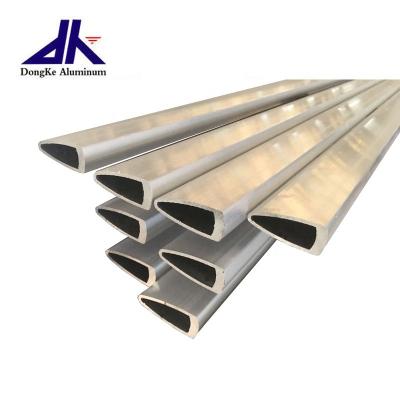 China Industrial 6063 T5 Extruded Triangular Aluminum Tube / Tubing for sale