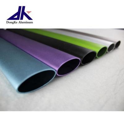 China China Factory Industrial Wholesale Anodized Flat Oval / Elliptical Aluminum Tube for sale