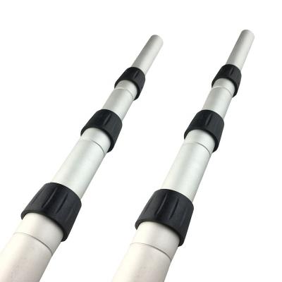 China Sustainable Extension 26feet Aluminum Telescopic Pole Tube Aluminum Telescopic Pole for sale